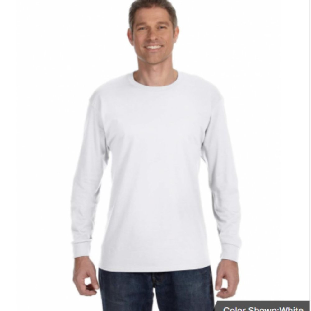 Gildan Men Adult Heavy Cotton 5.3 oz. Long-Sleeve